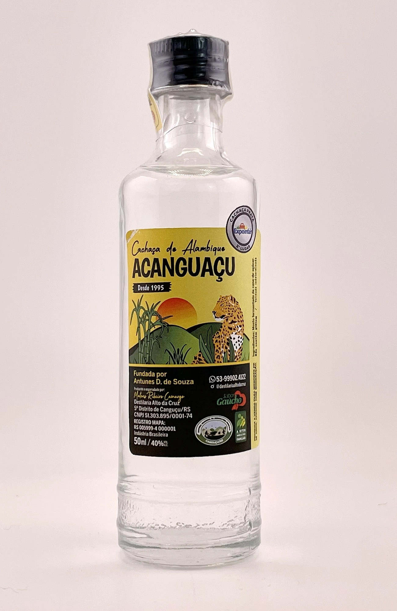 Cachaça de Alambique Acanguaçu 50ml