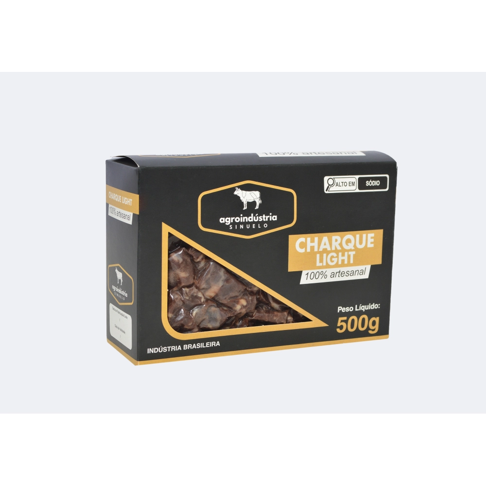 Charque light picado sem gordura 500g 