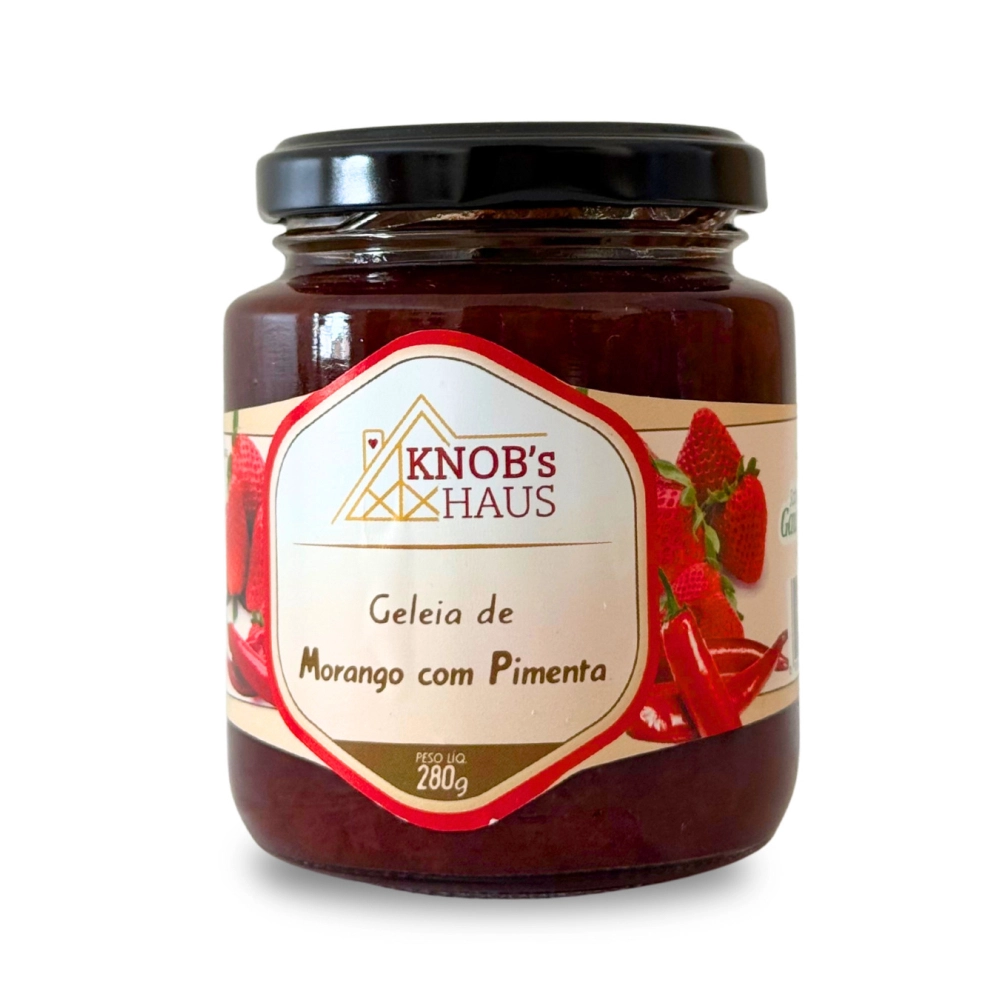 Geleia de Morango com Pimenta 280g (Caixa com 6 Unid.)
