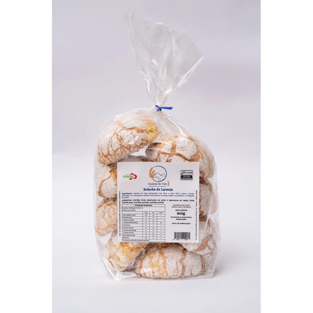 Kit Bolacha de Laranja (6 pacotes de 250g)
