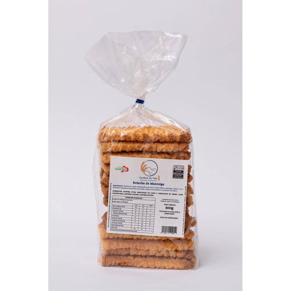 Kit Bolacha de Manteiga  (6 pacotes de 250g)
