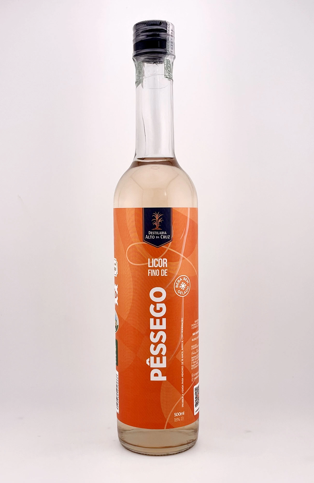 Licor Fino de Pêssego 500ml