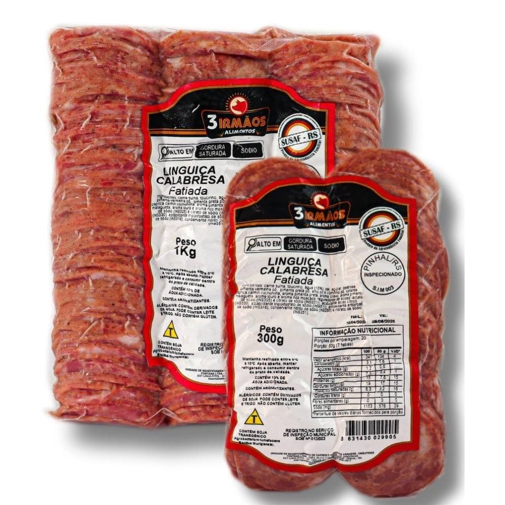 LINGUIÇA CALABRESA 300g