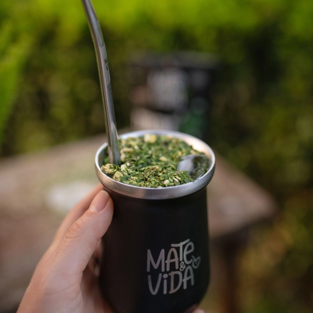Mate&Vida Composto de Erva-Mate para Tereré sabor Natural 250 g (Caixa com 10 unidades)