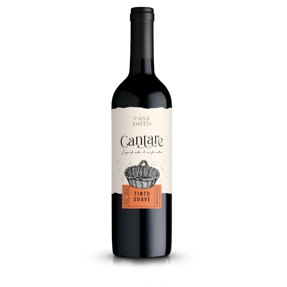 Vinho Cantare Tinto Suave 