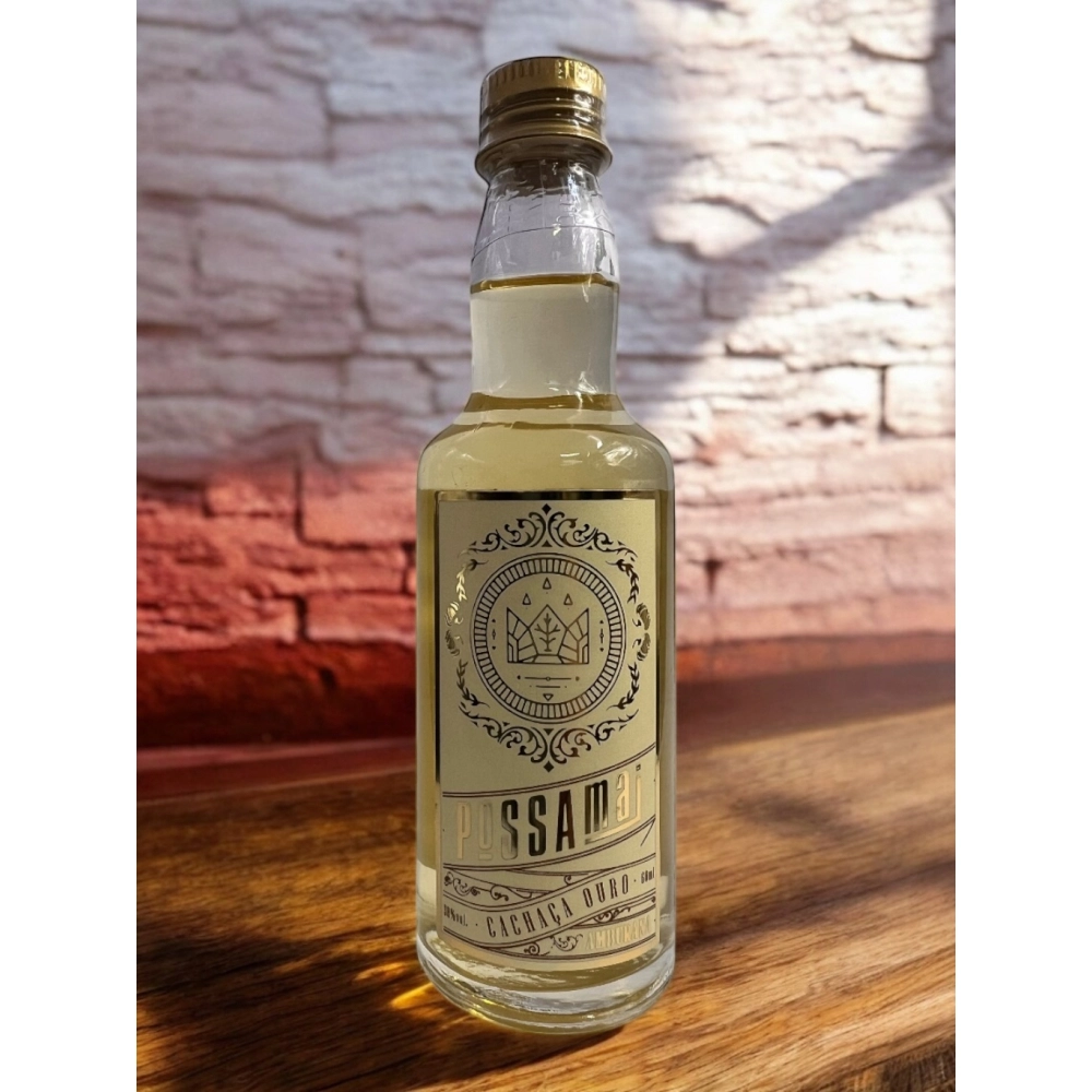 Possamai Cachaça Ouro Amburana 60 ml - 38% vol