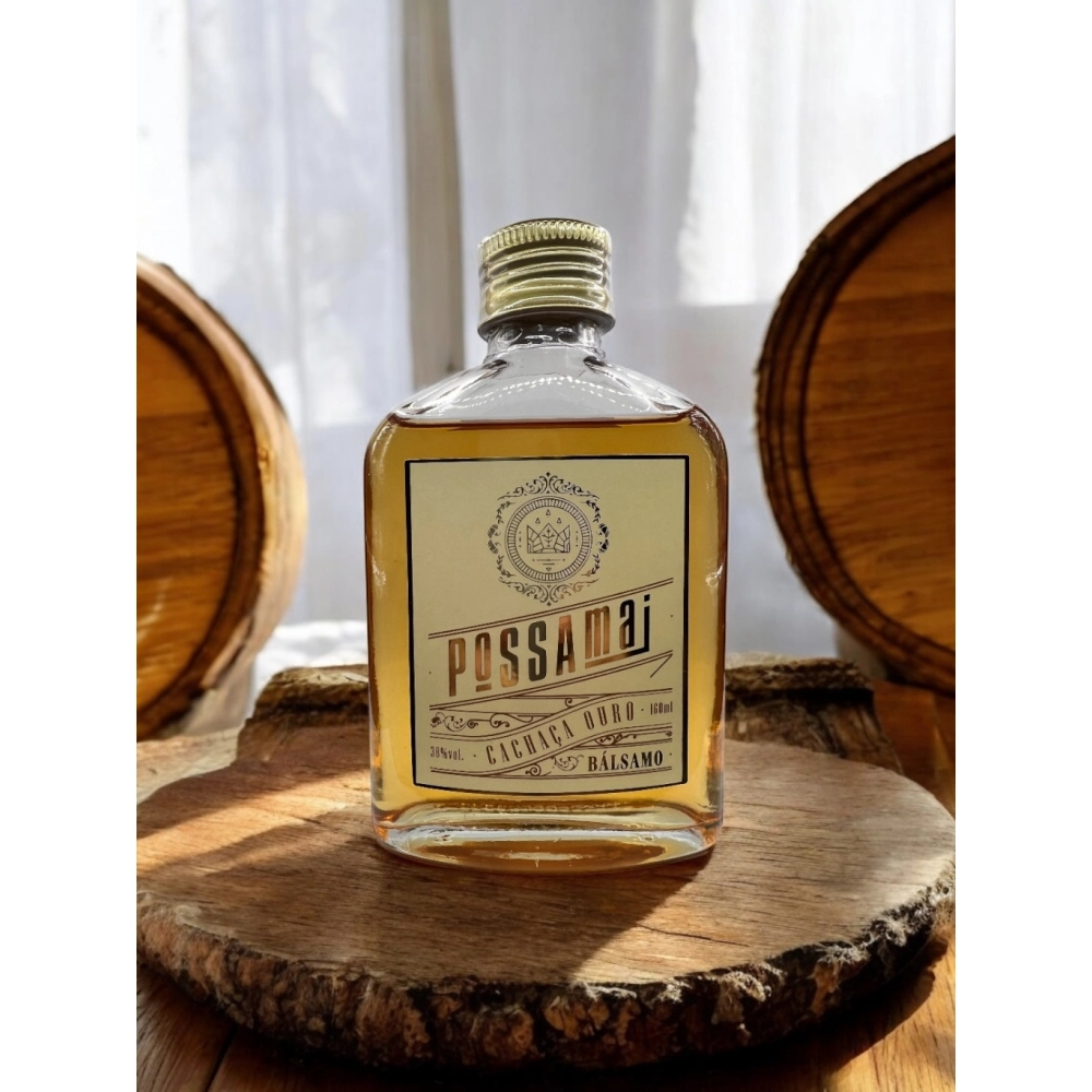Possamai Cachaça Ouro Bálsamo 160 ml - 38% vol