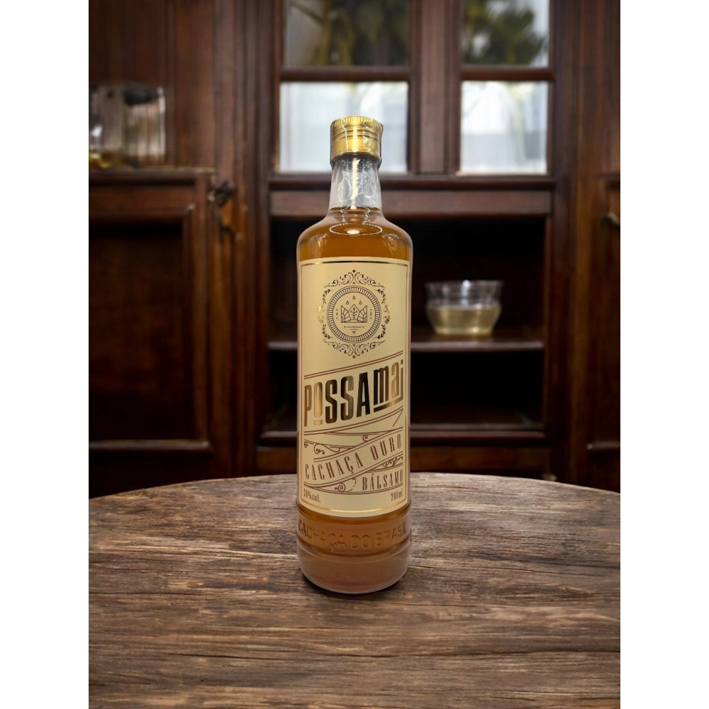 Possamai Cachaça Ouro Bálsamo 700 ml - 38% vol